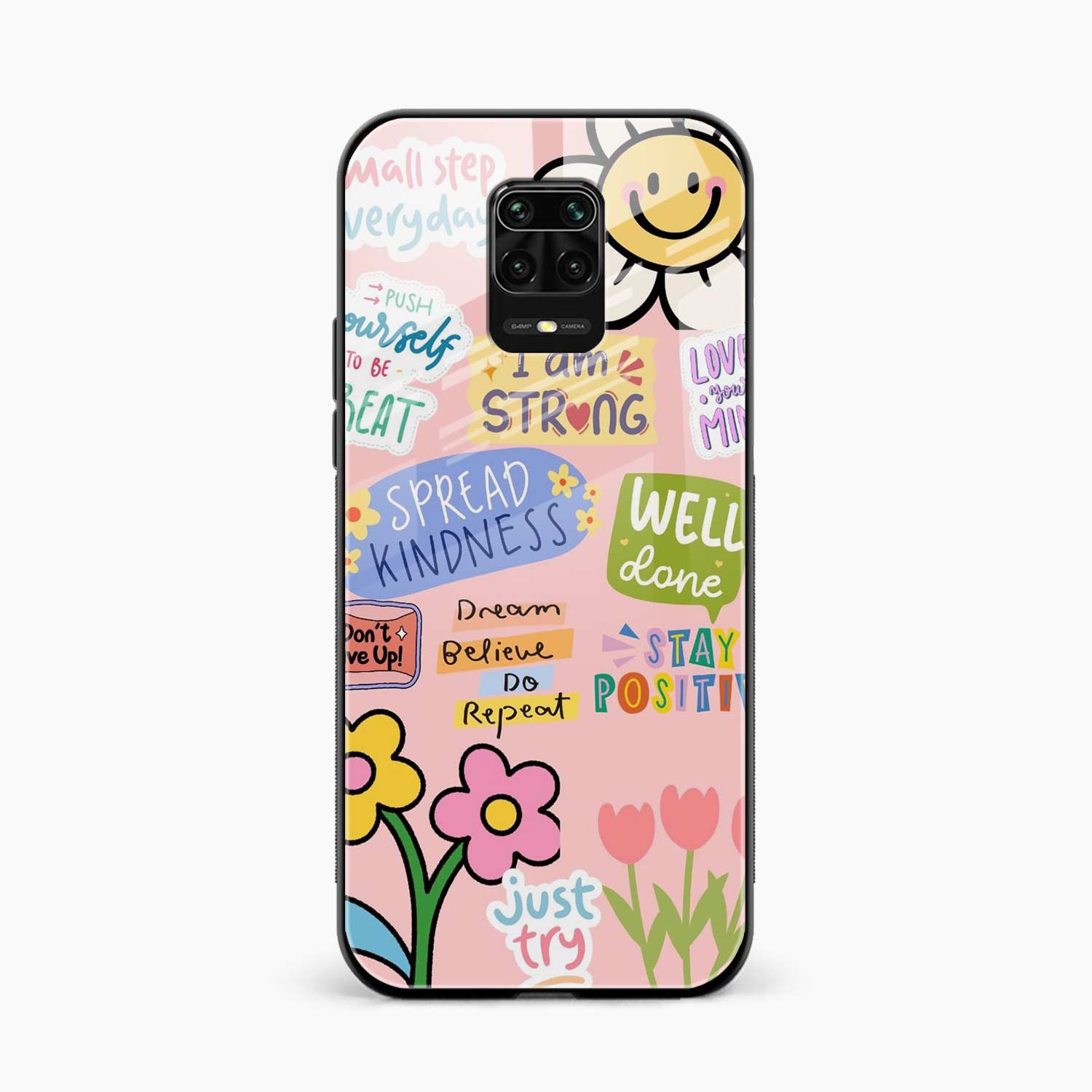Stay Positive Redmi Note 9s Back Cover