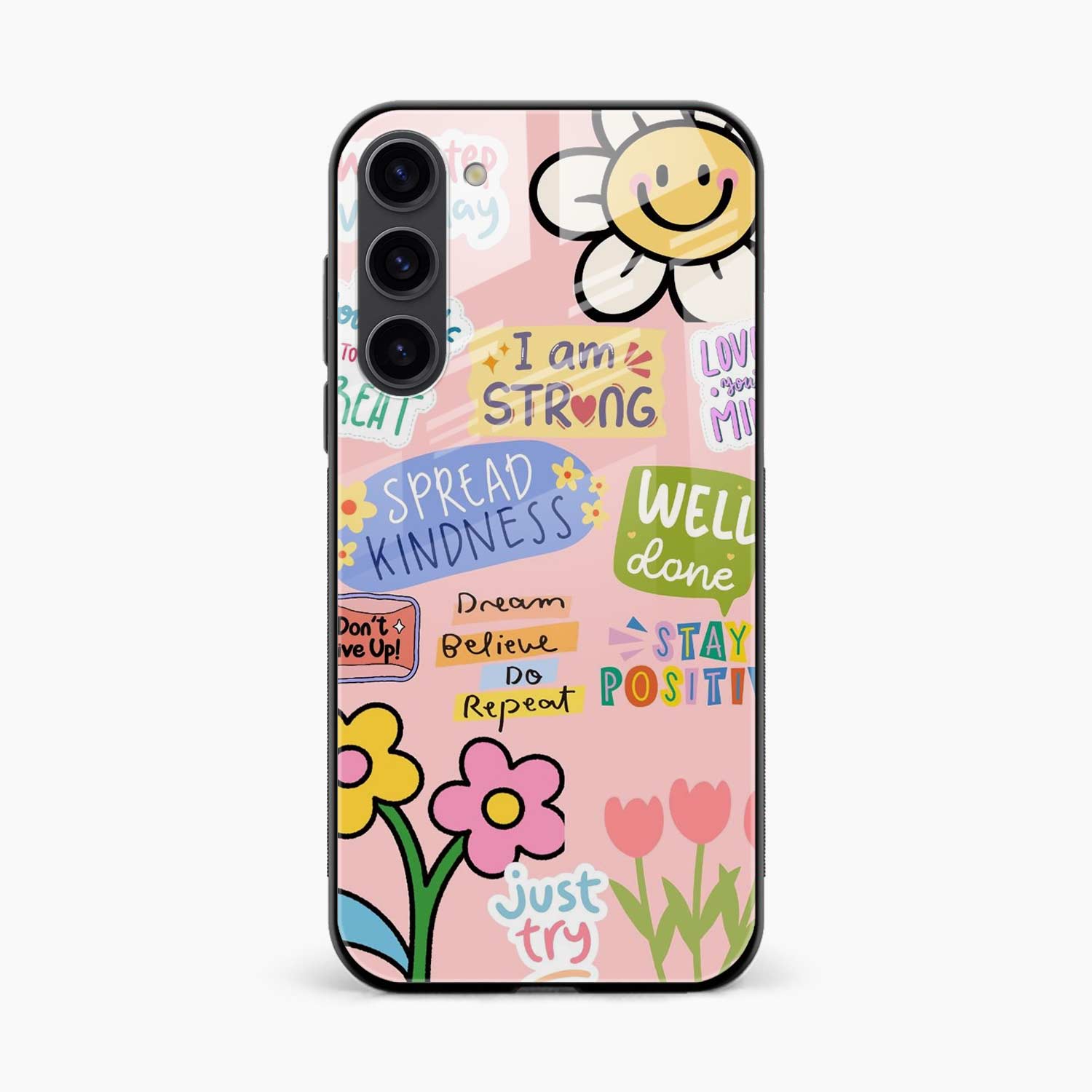 Stay Positive Samsung S23 Plus Back Cover