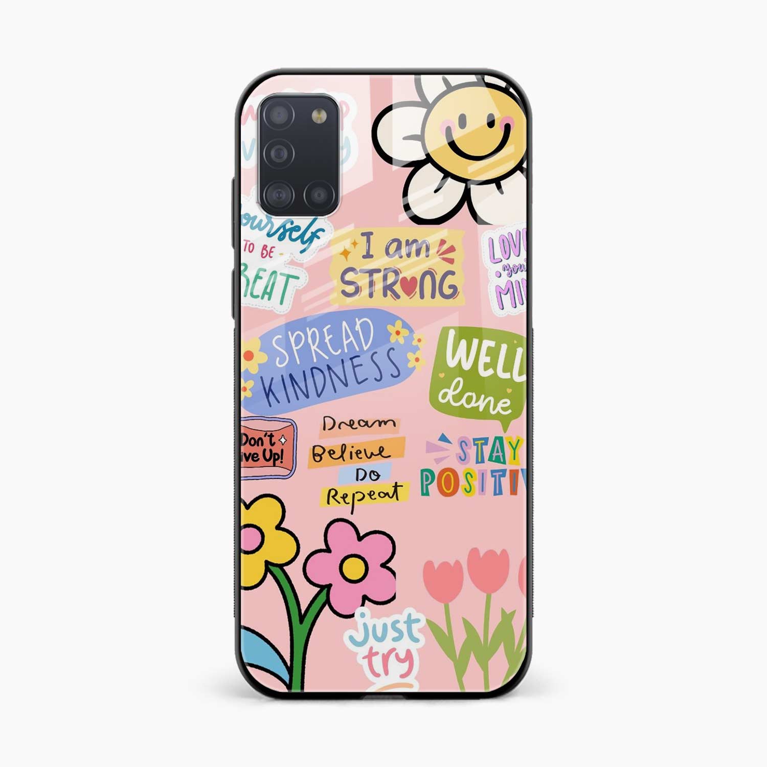 Stay Positive Samsung A03s Back Cover