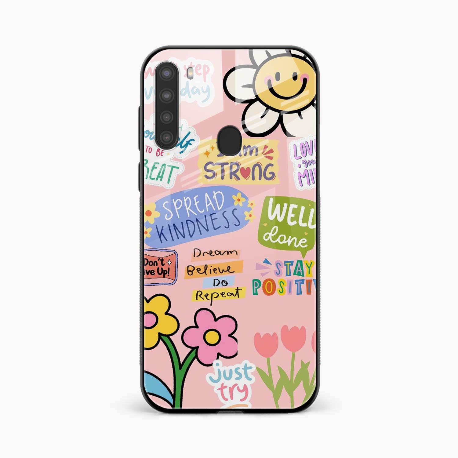 Stay Positive Samsung A21 Back Cover
