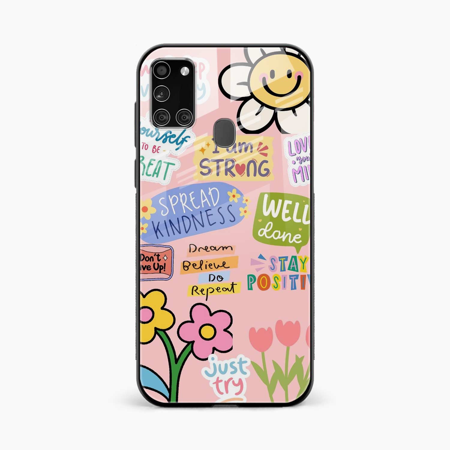 Stay Positive Samsung A21s Back Cover