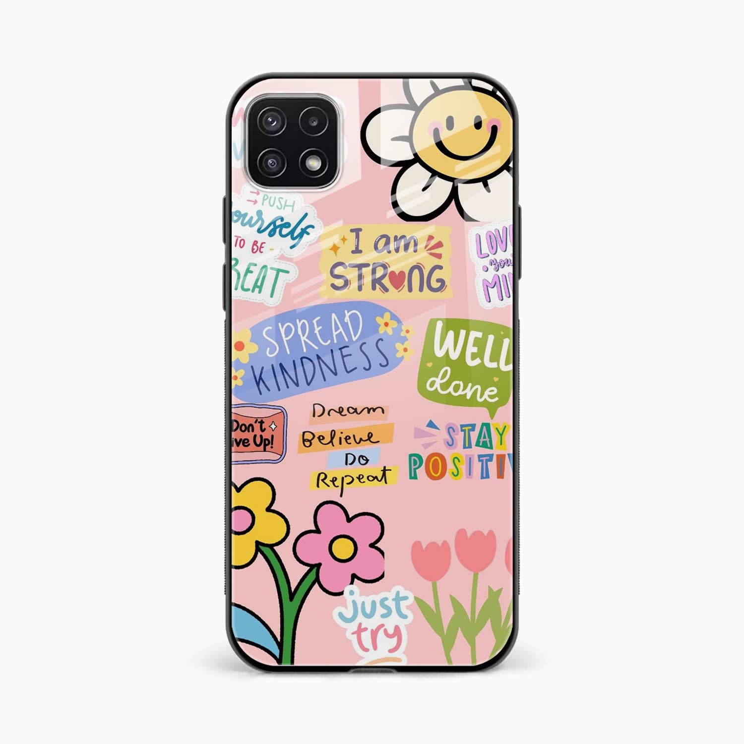Stay Positive Samsung A22 5G Back Cover
