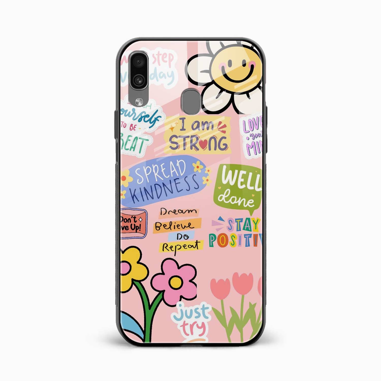 Stay Positive Samsung A30 Back Cover