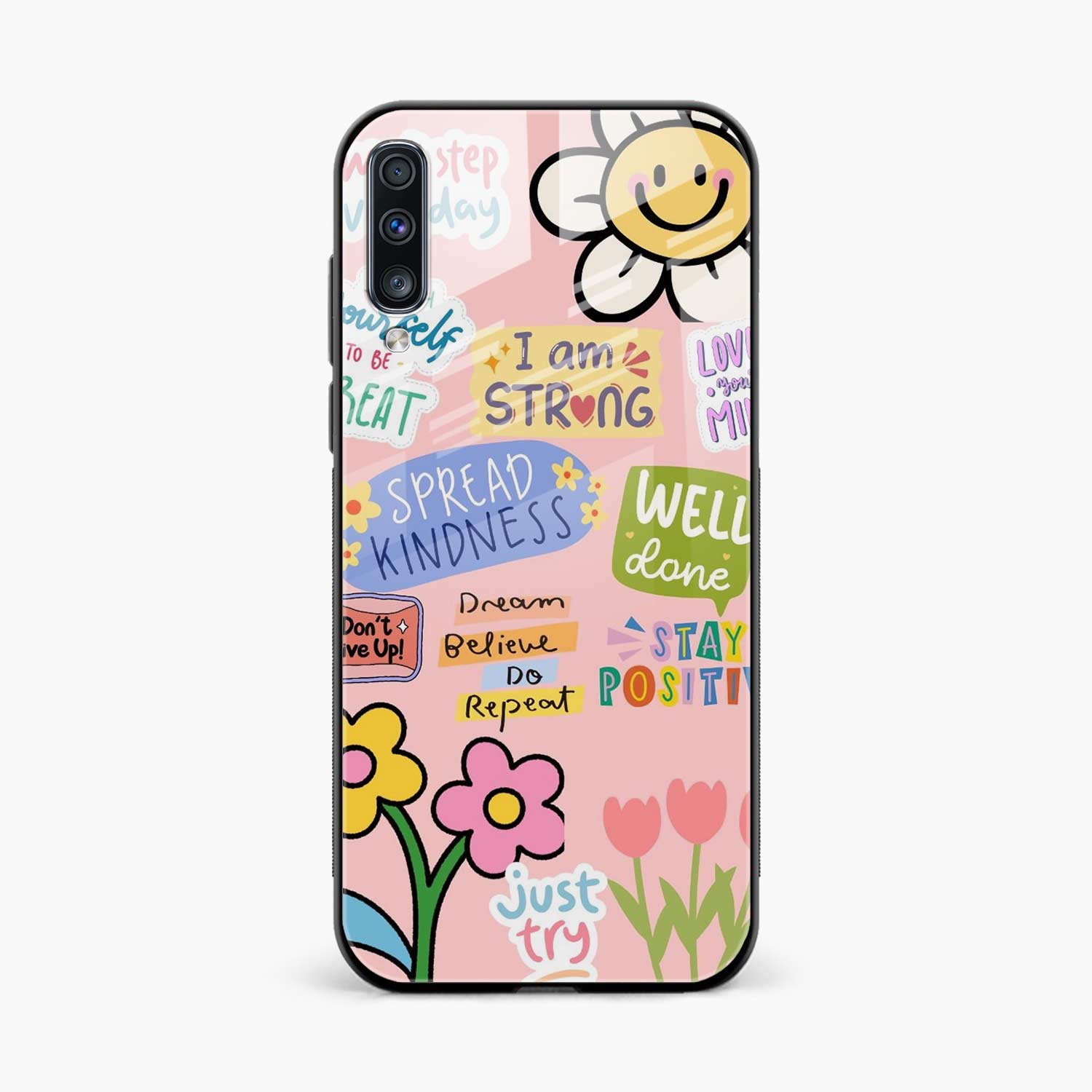 Stay Positive Samsung A50 Back Cover