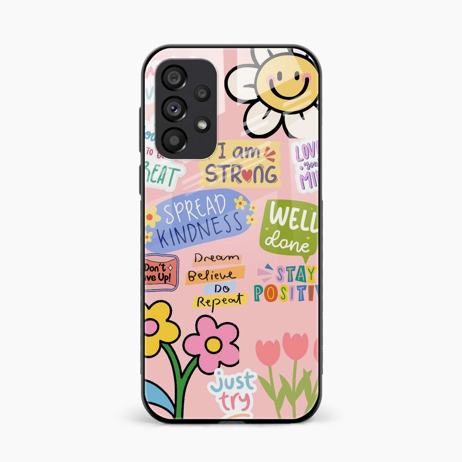Stay Positive Samsung A73 5G Back Cover