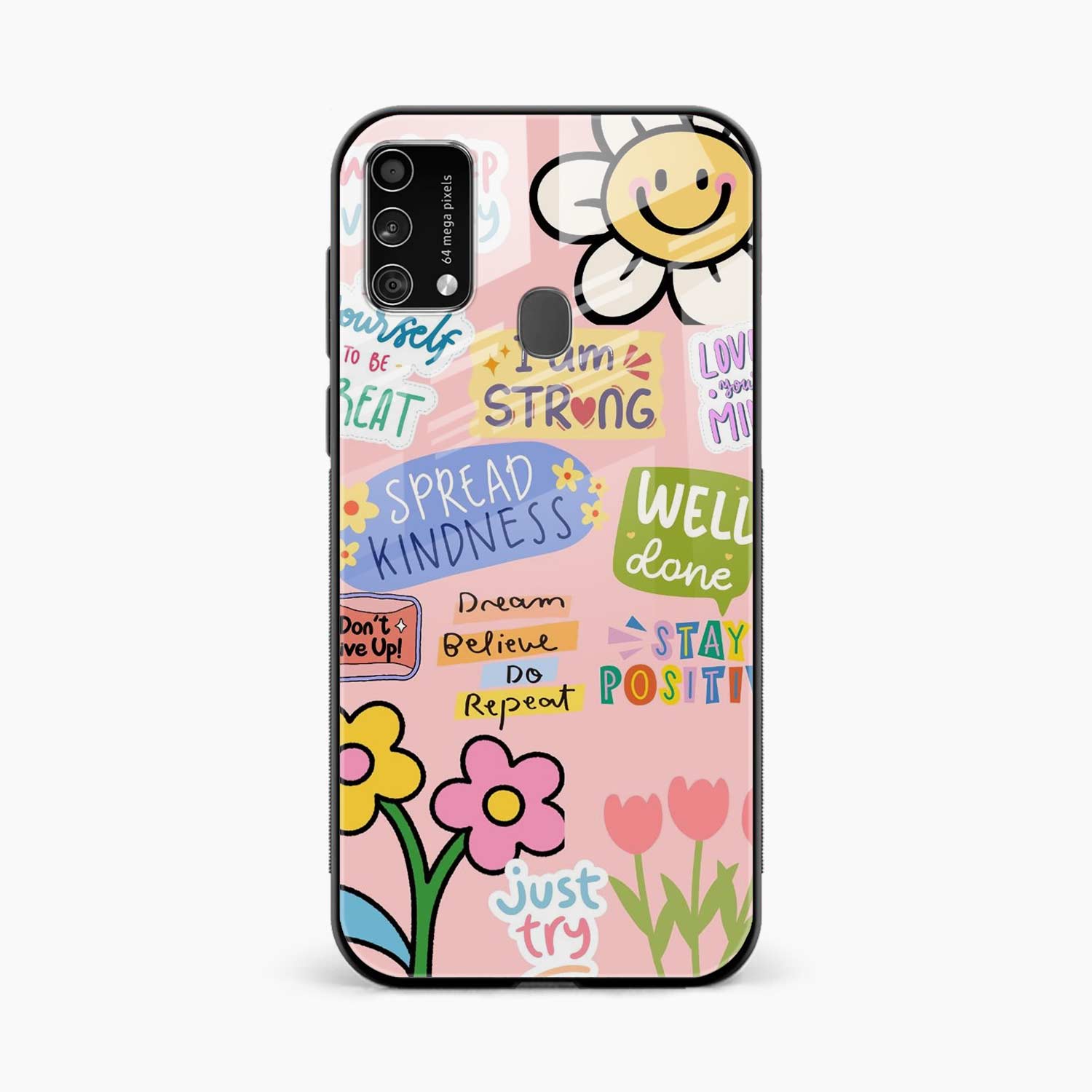 Stay Positive Samsung F41 Back Cover