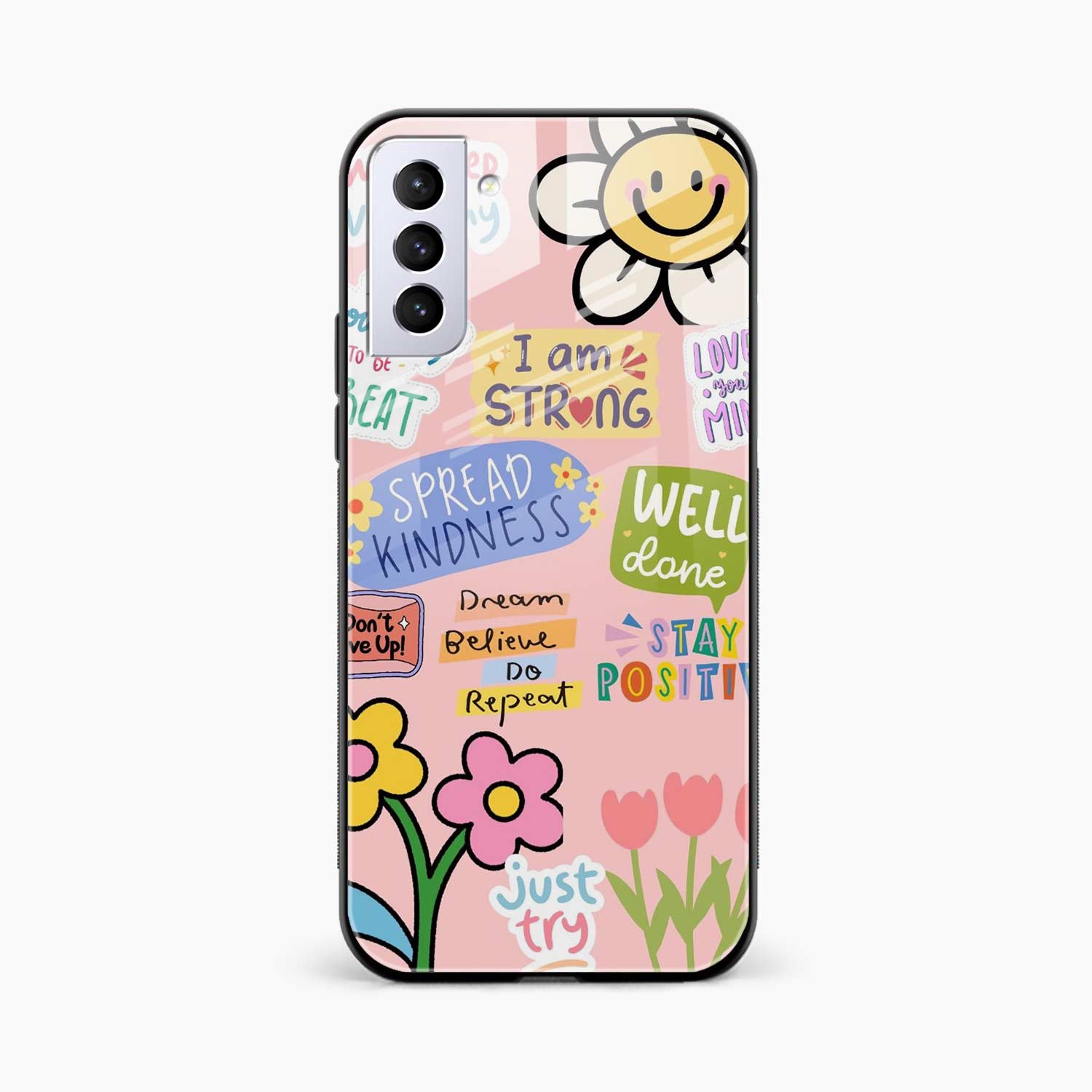 Stay Positive Samsung Galaxy S22 Back Cover