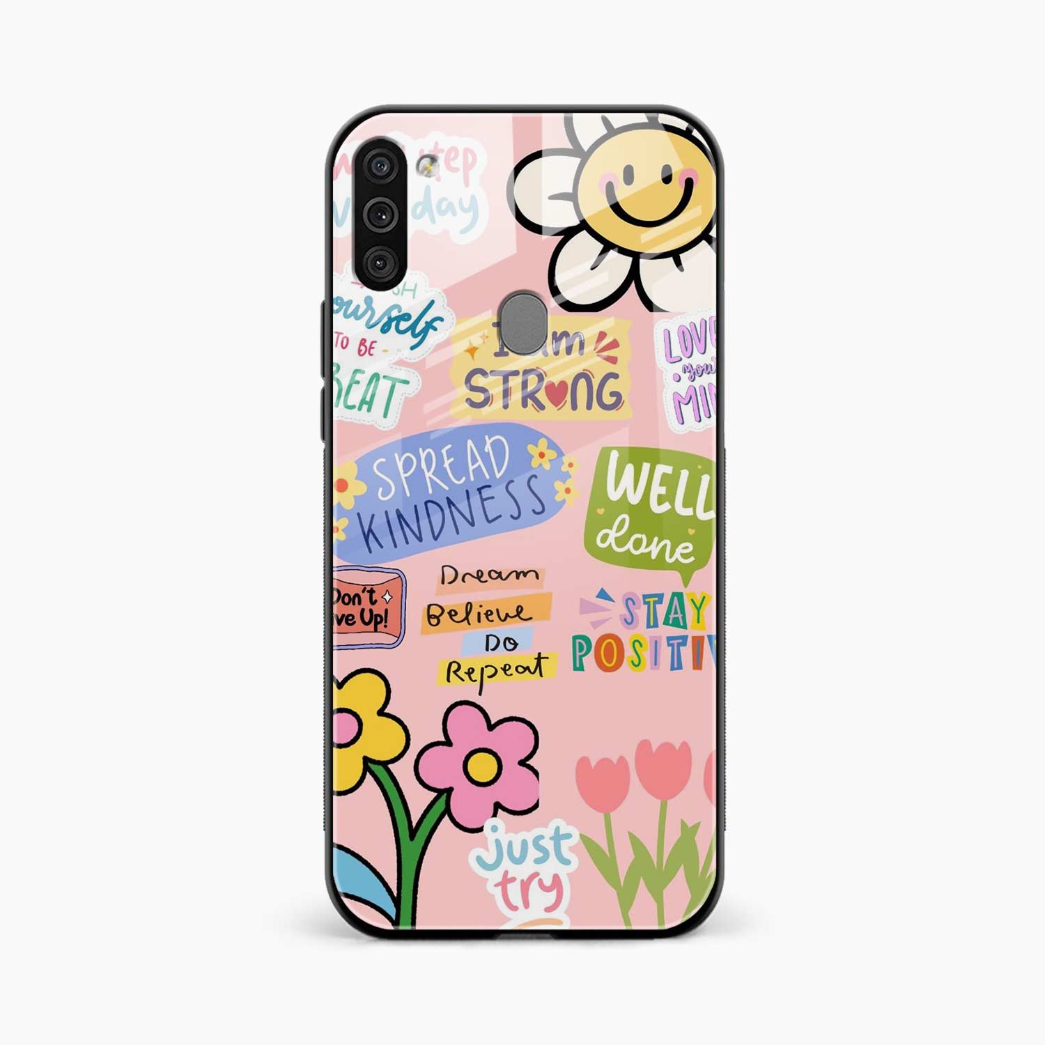 Stay Positive Samsung M11 Back Cover