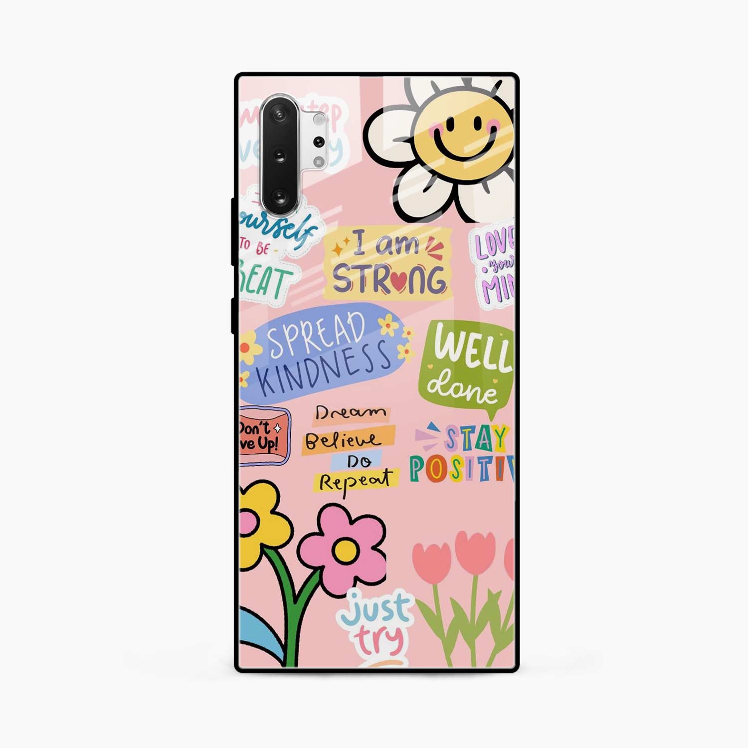 Stay Positive Samsung Note 10 Plus Back Cover