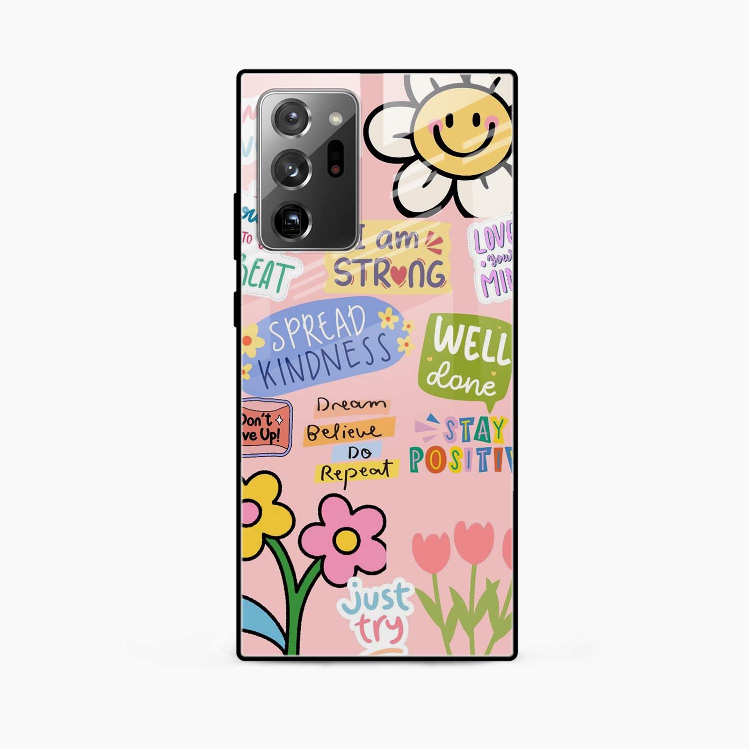 Stay Positive Samsung Note 20 Back Cover