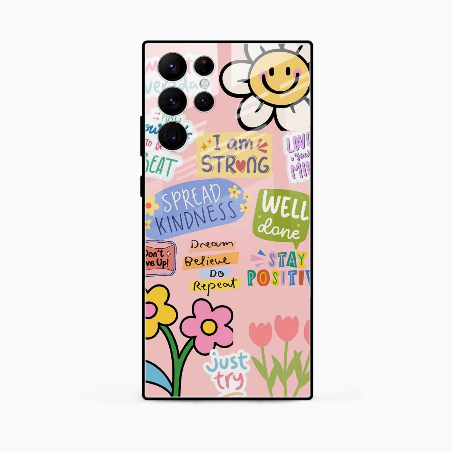 Stay Positive Samsung S25 Ultra Back Cover