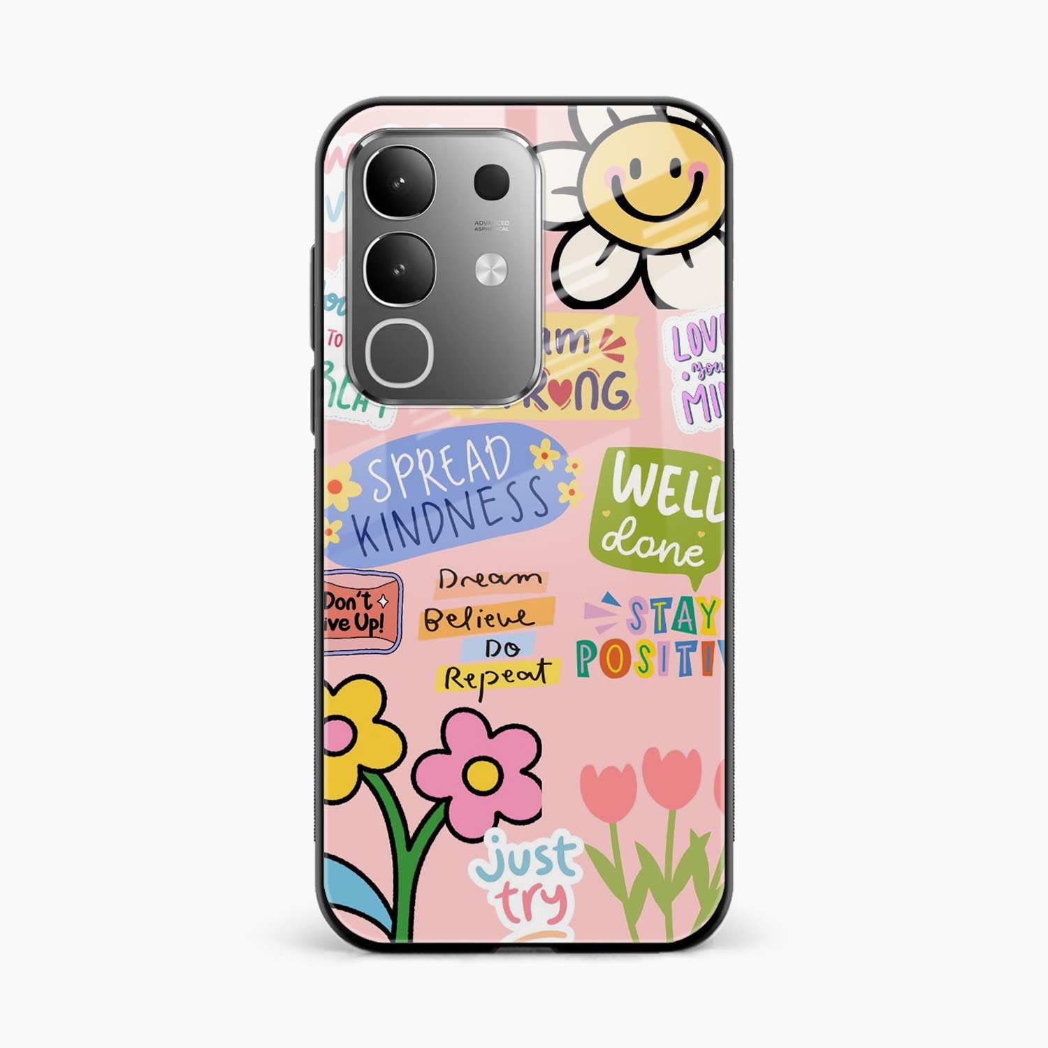 Stay Positive Vivo T4x 5G Back Cover