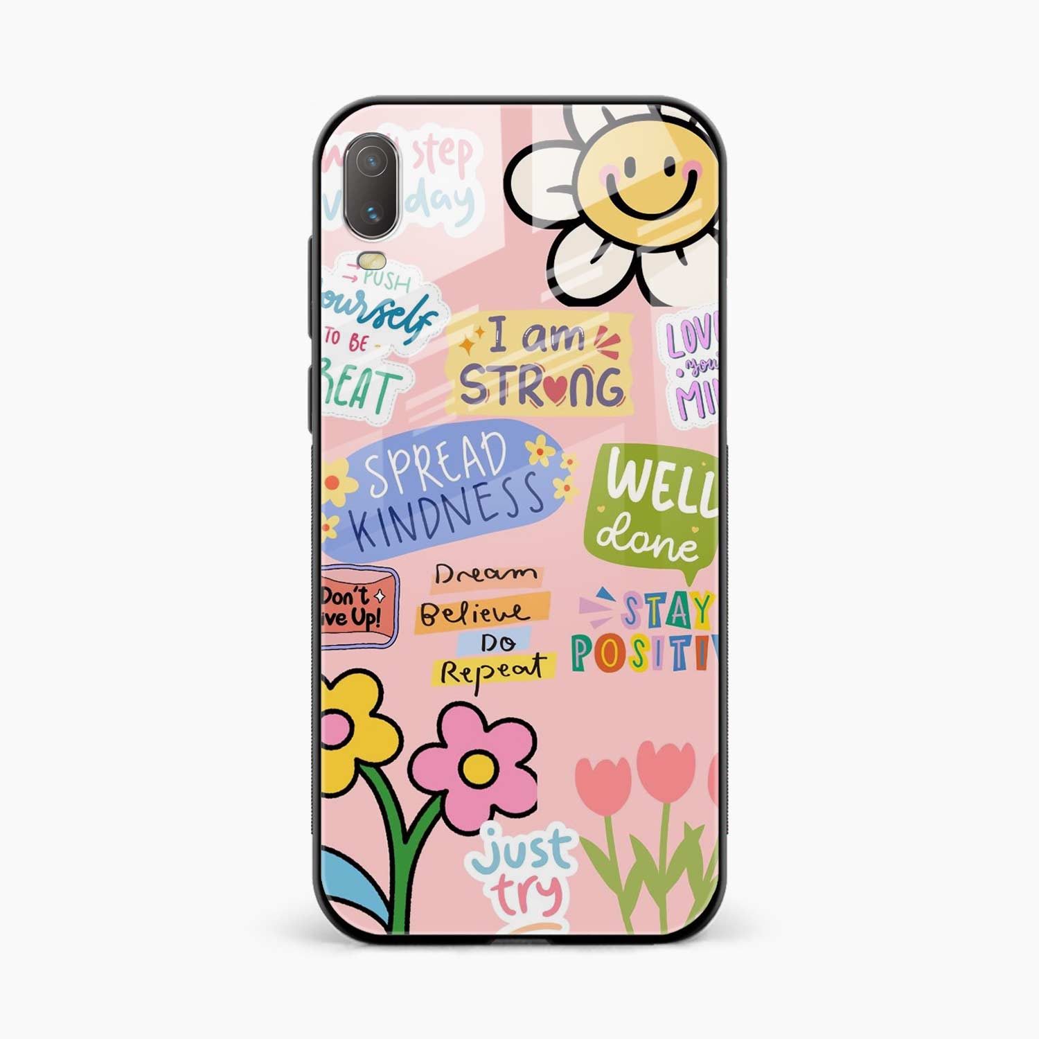 Stay Positive Vivo V11 Back Cover
