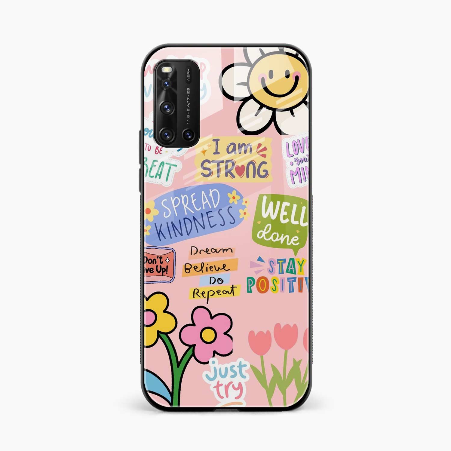 Stay Positive Vivo V19 Back Cover