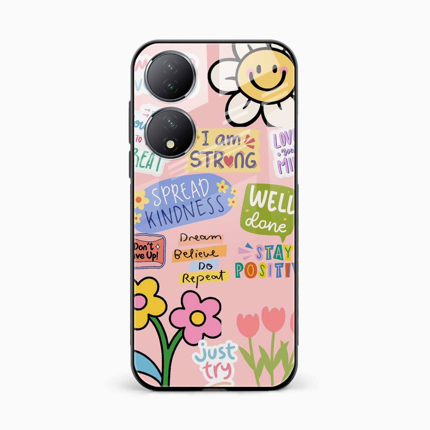 Stay Positive Vivo Y100 Back Cover