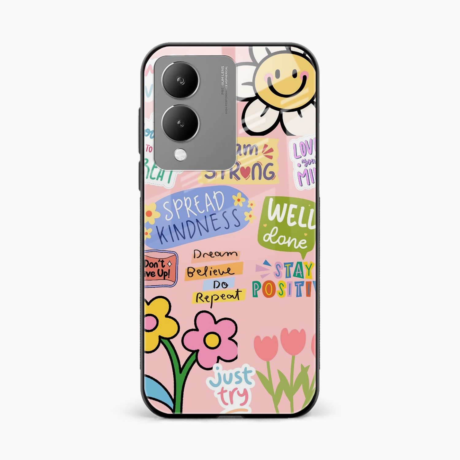 Stay Positive Vivo Y17s Back Cover
