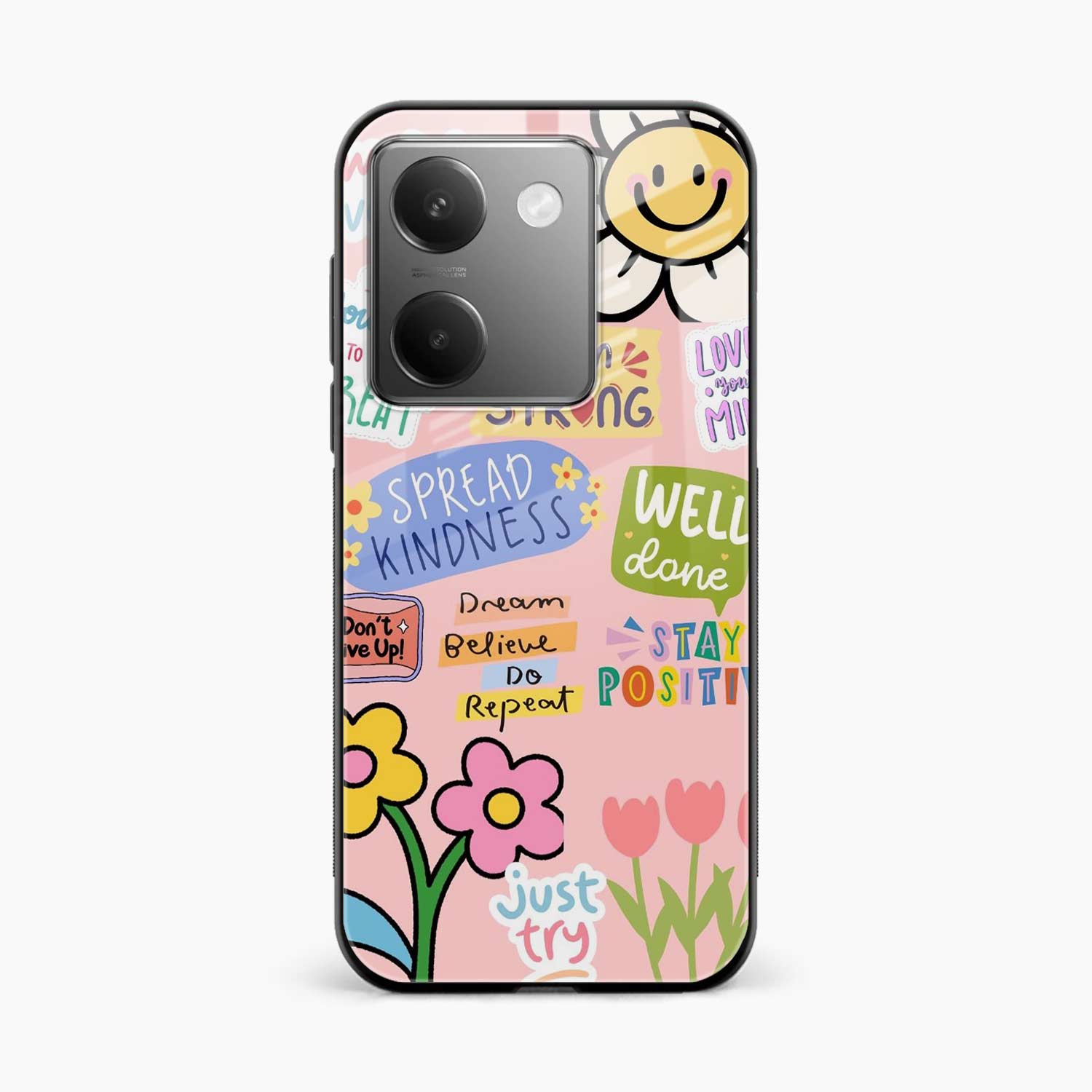Stay Positive Vivo Y200 Pro 5G Back Cover