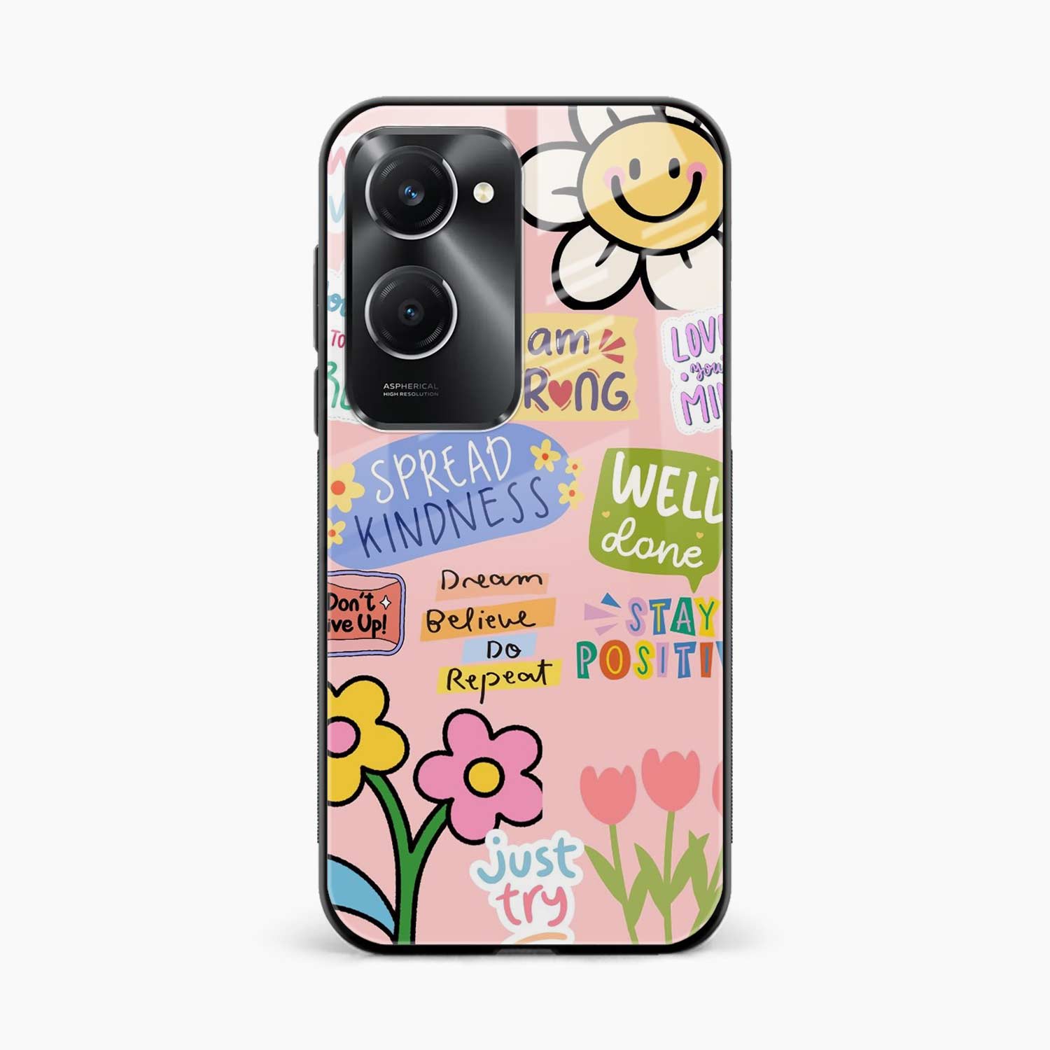 Stay Positive Vivo Y28s 5G Back Cover