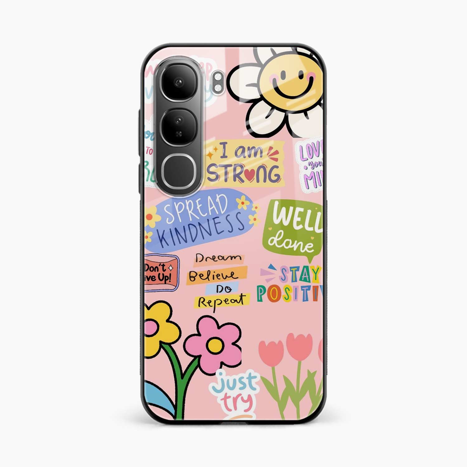Stay Positive Vivo Y300 5G Back Cover