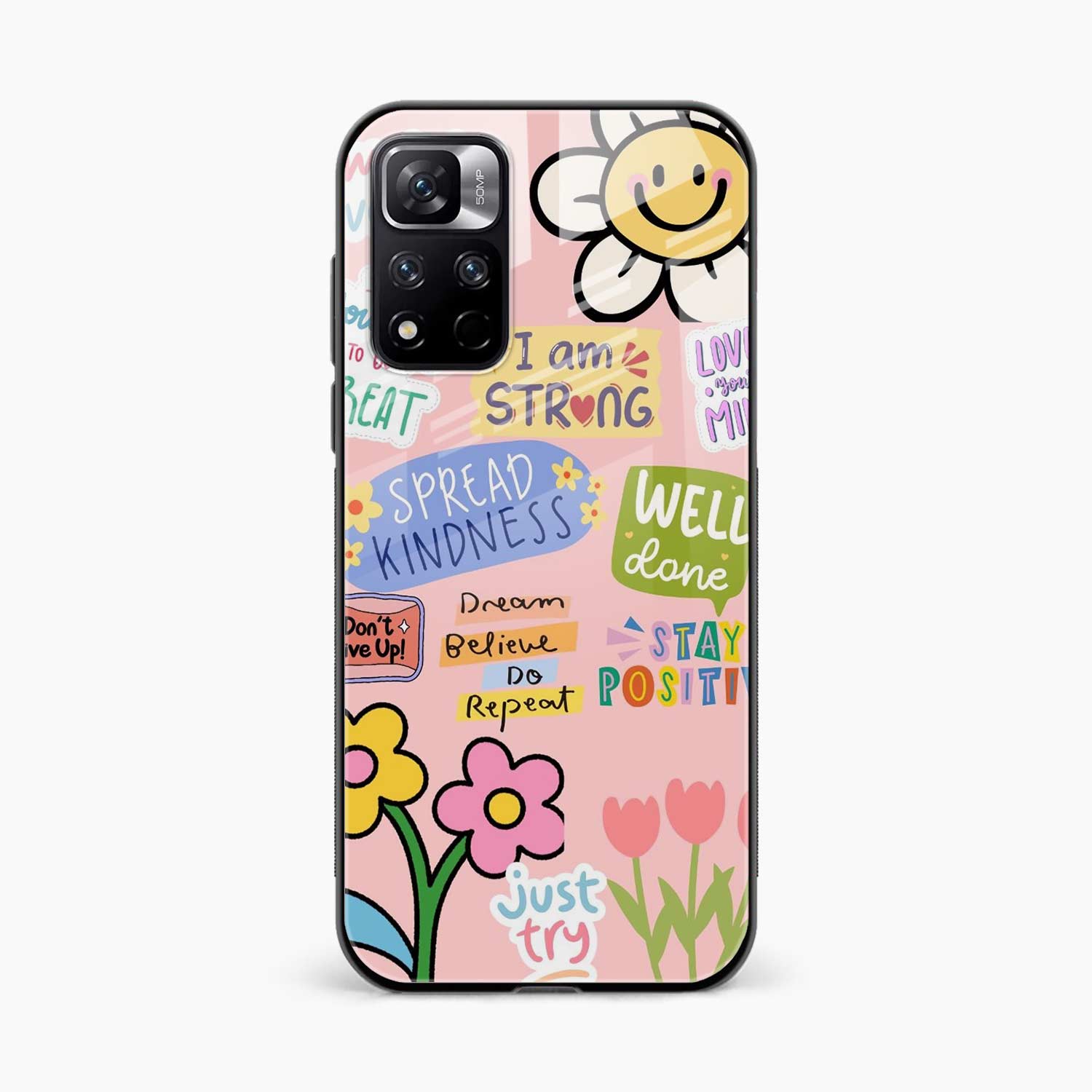 Stay Positive Xiaomi Mi 11i 5G Back Cover