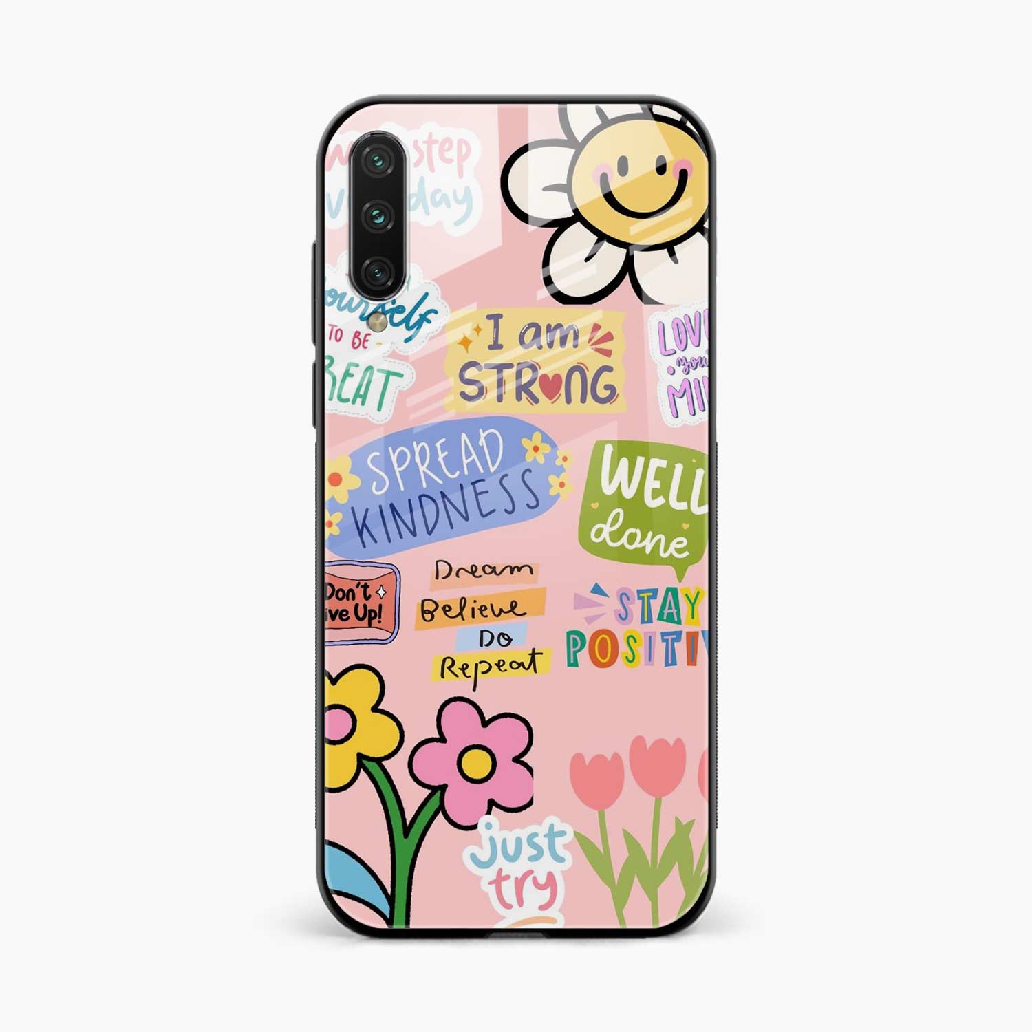 Stay Positive Xiaomi Mi A3 Back Cover