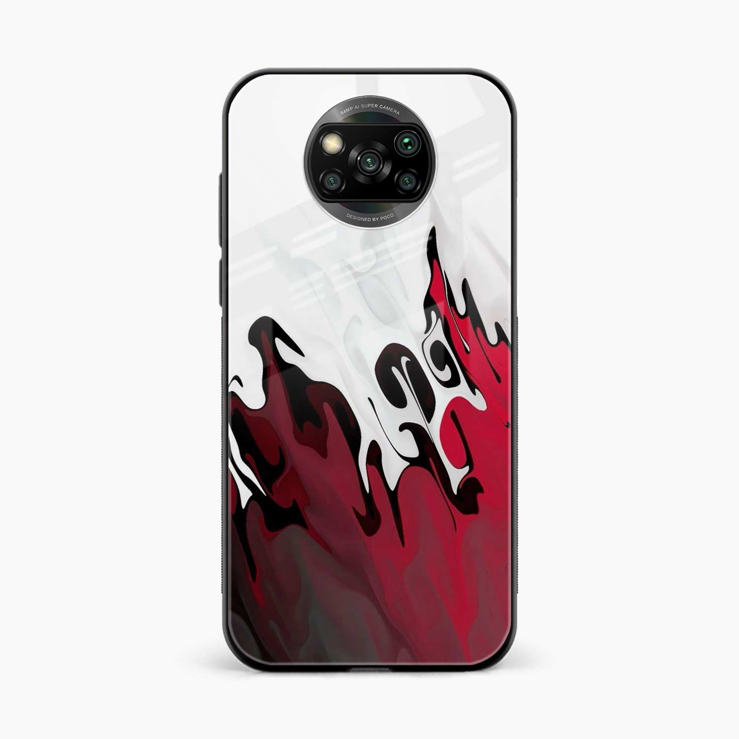 Watercolor Poco X3 Back Cover