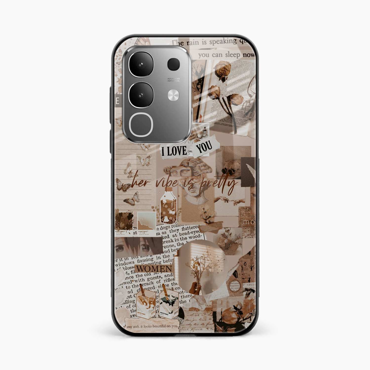 Aesthetic Vintage Iqoo Z10x 5G Back Cover