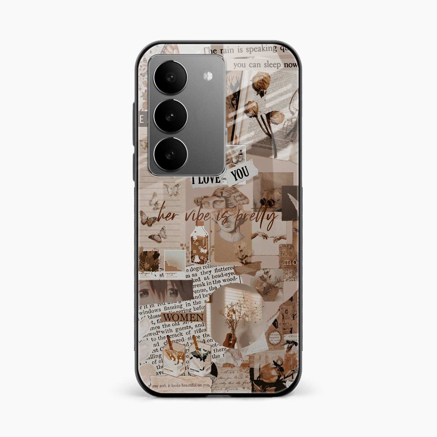 Aesthetic Vintage Realme 14x 5G Back Cover