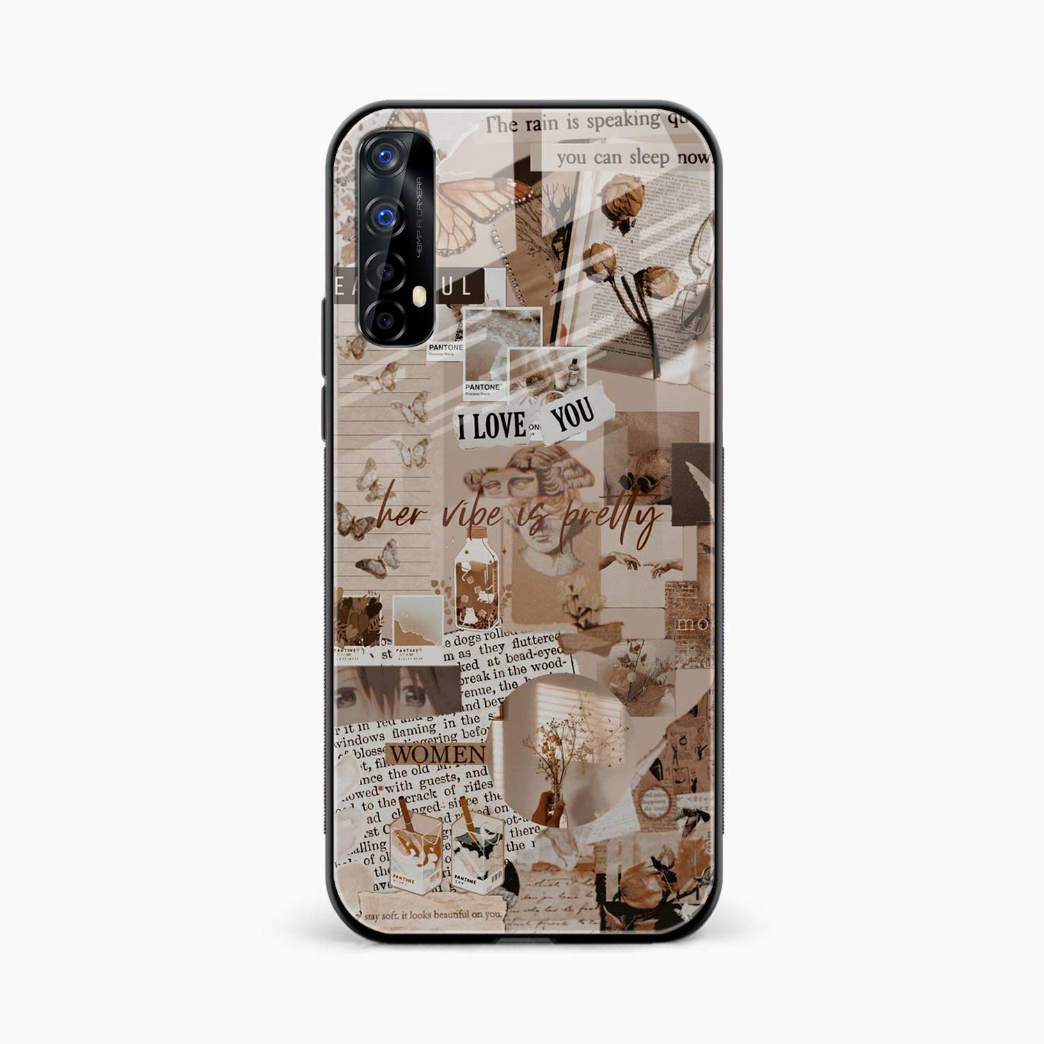 Aesthetic Vintage Realme 7 Back Cover