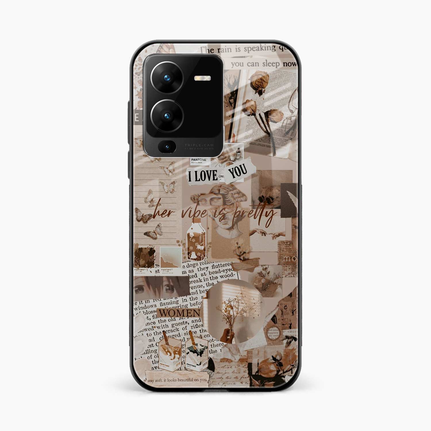 Aesthetic Vintage Vivo V25 Pro Back Cover
