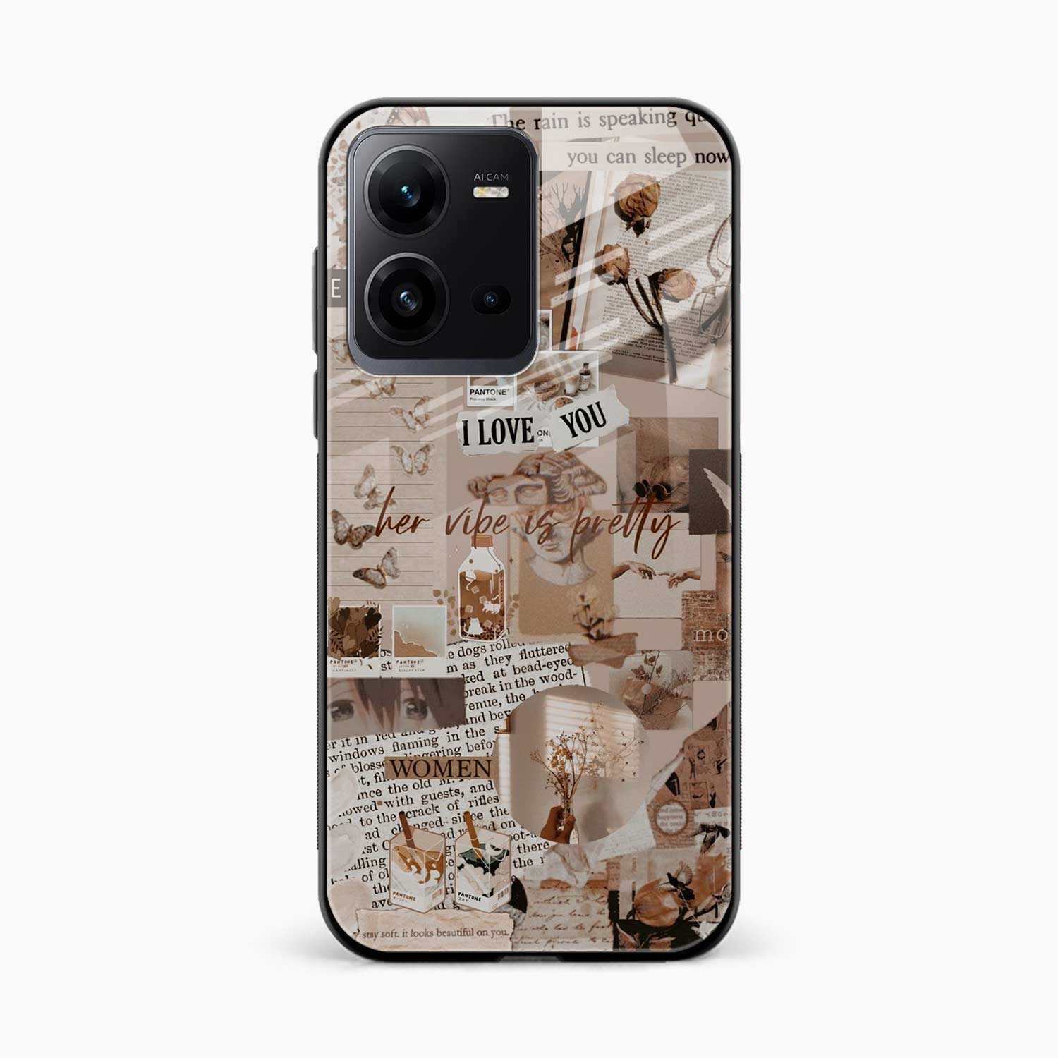 Aesthetic Vintage Vivo V25 Back Cover