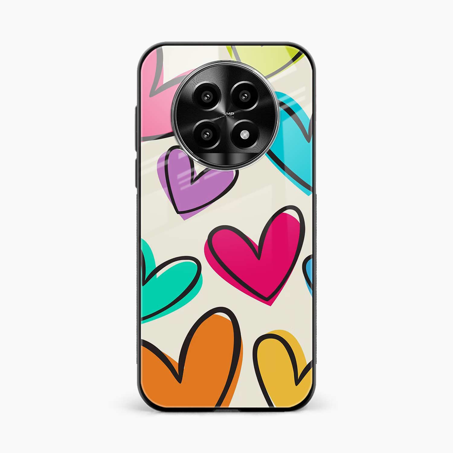 Colorful Hearts Realme 13 Pro Plus 5G Back Cover