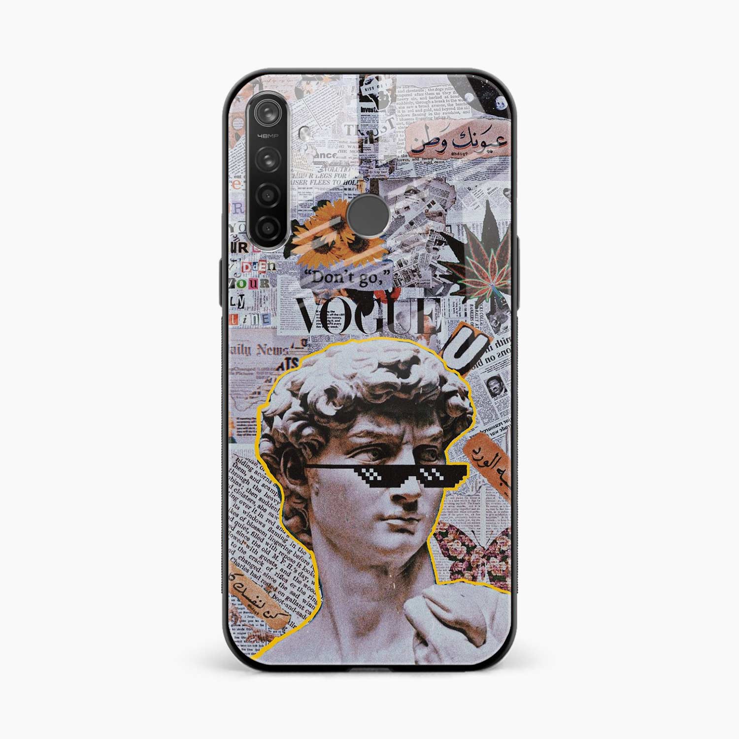 David Realme Narzo 10 Back Cover