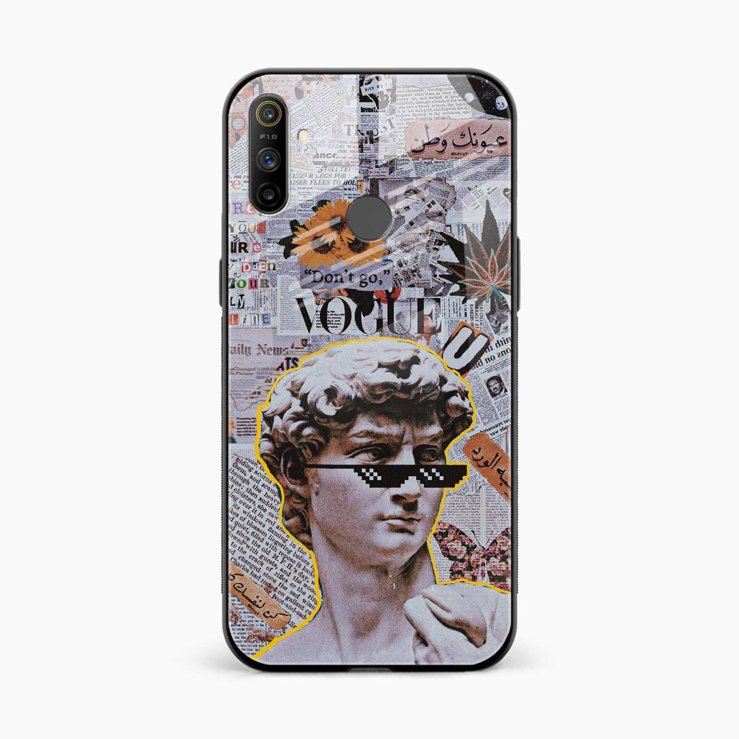 David Realme Narzo 20a Back Cover