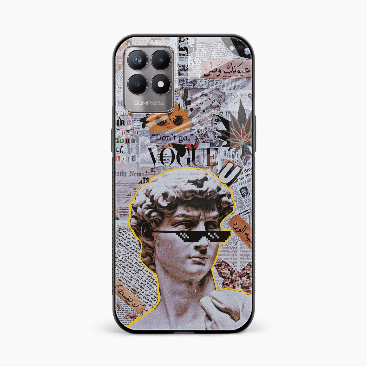 David Realme Narzo 50 Back Cover
