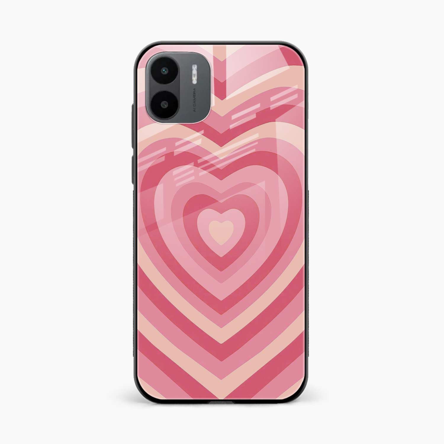 Heart Redmi A2 Back Cover