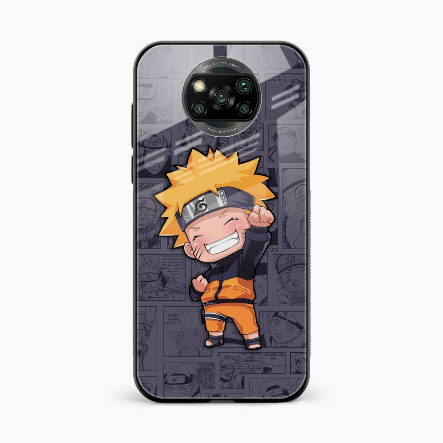 Kid Naruto Poco X3 Back Cover