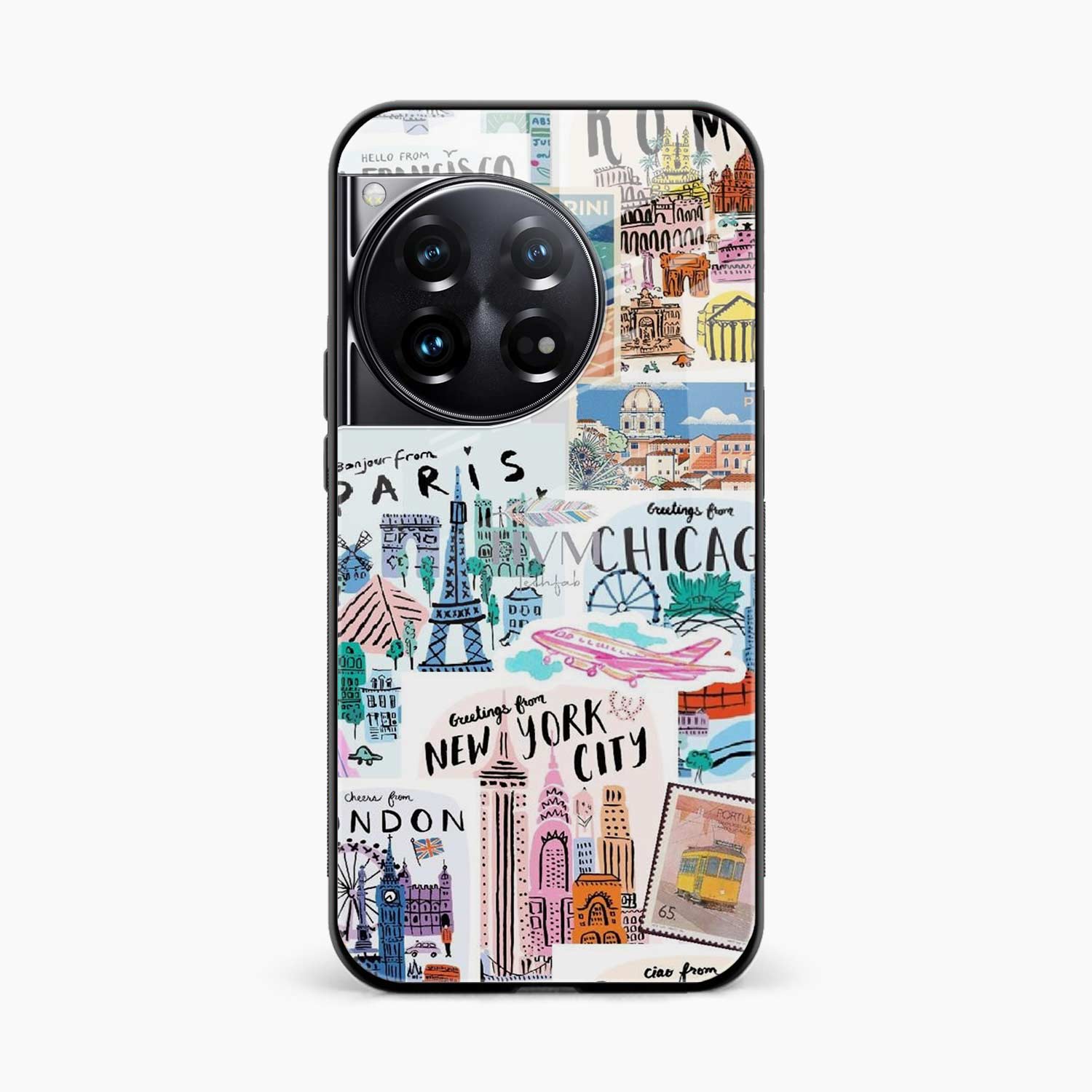 Traveler OnePlus 12 Back Cover