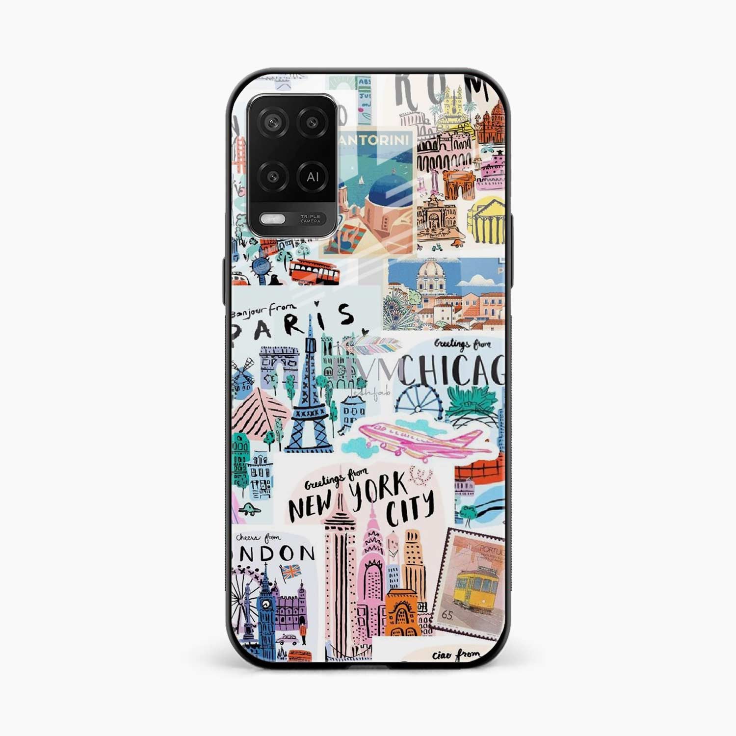 Traveler Oppo A54 Back Cover