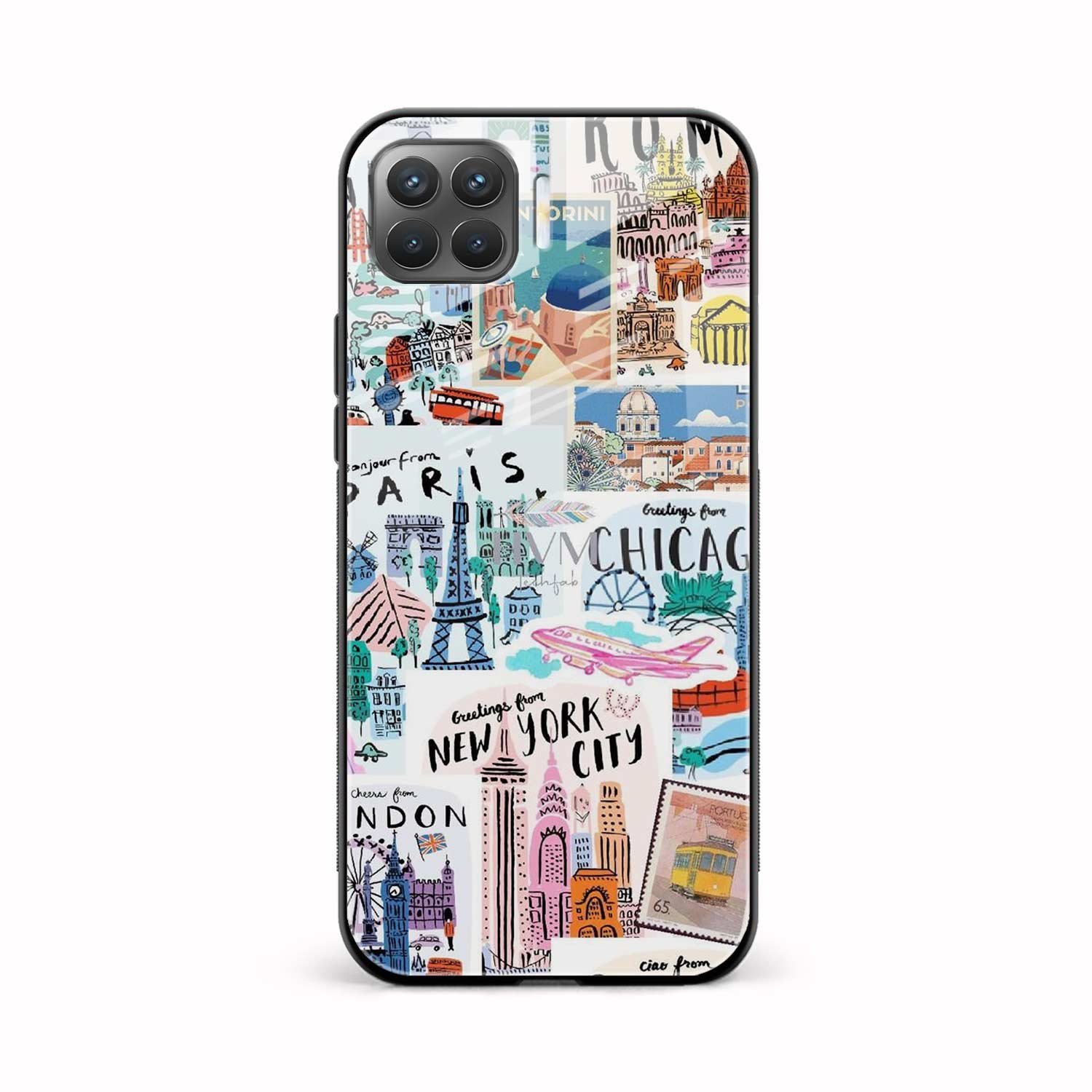Traveler Oppo F17 Back Cover