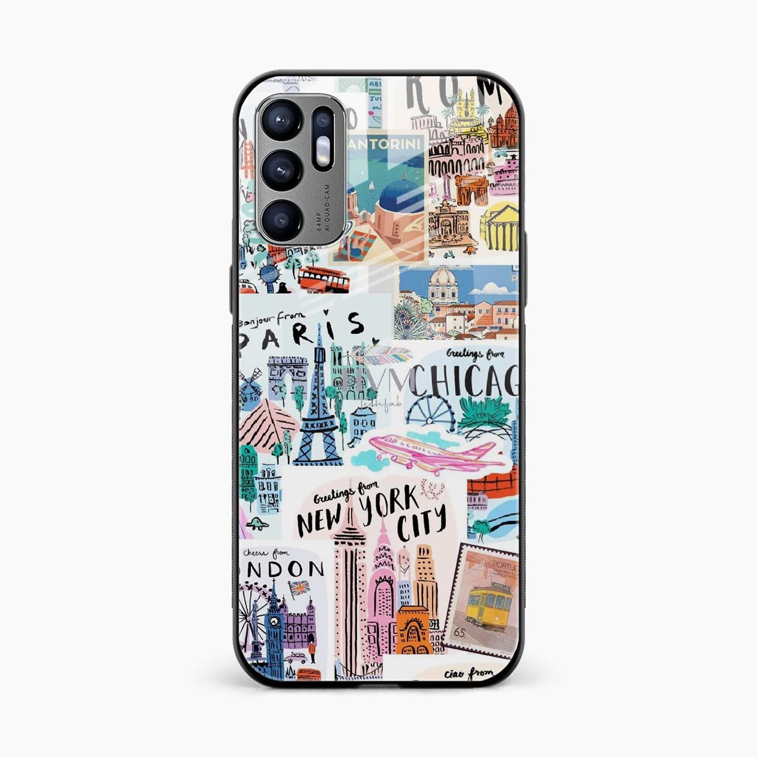 Traveler Oppo Reno 6 4G Back Cover