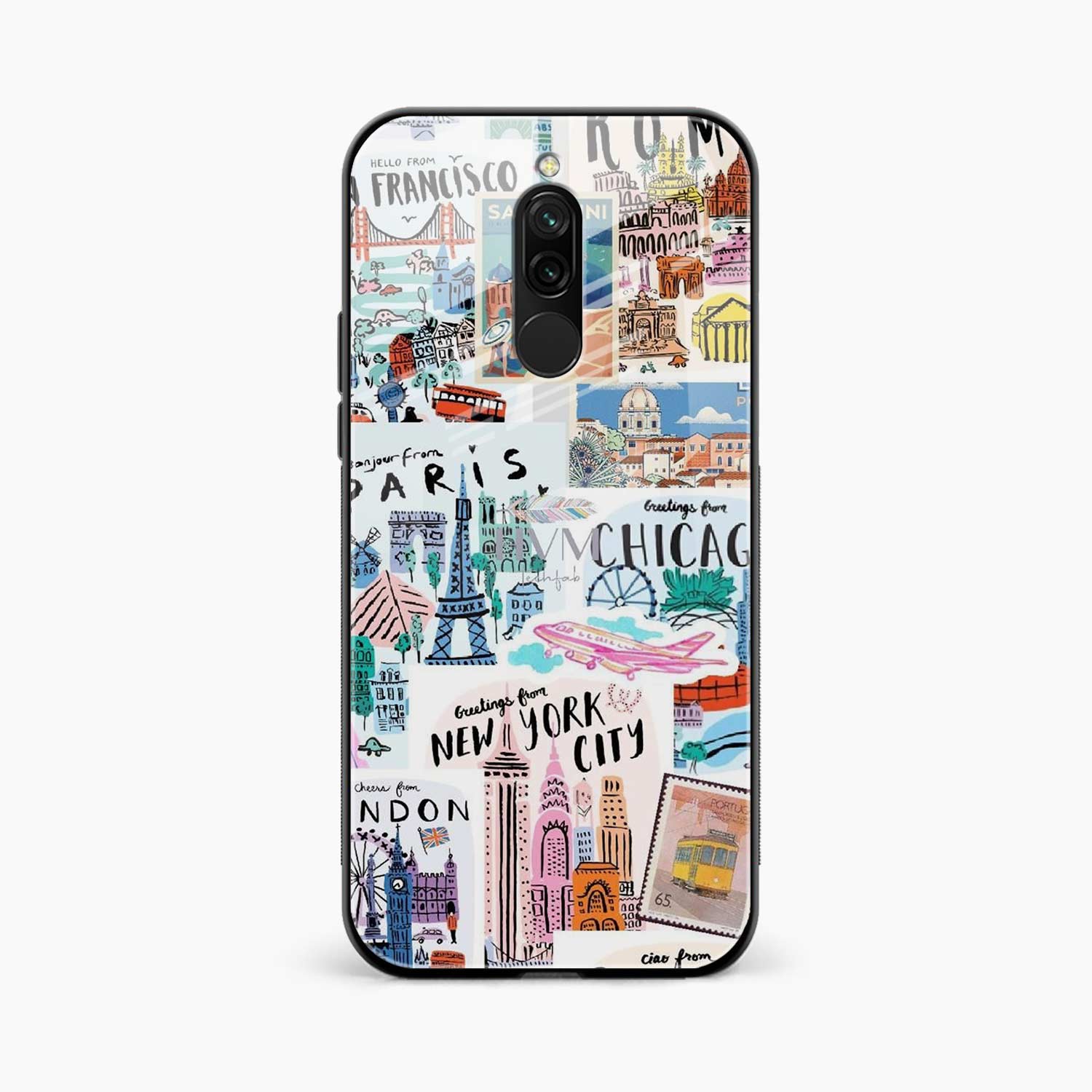 Traveler Redmi 8 Back Cover