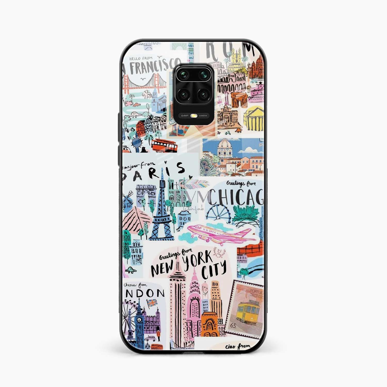 Traveler Redmi Note 9 Pro Back Cover