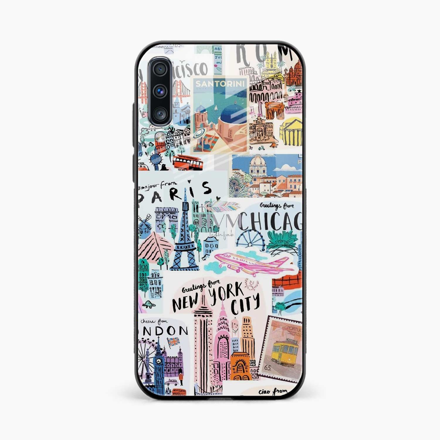 Traveler Samsung A50s Back Cover