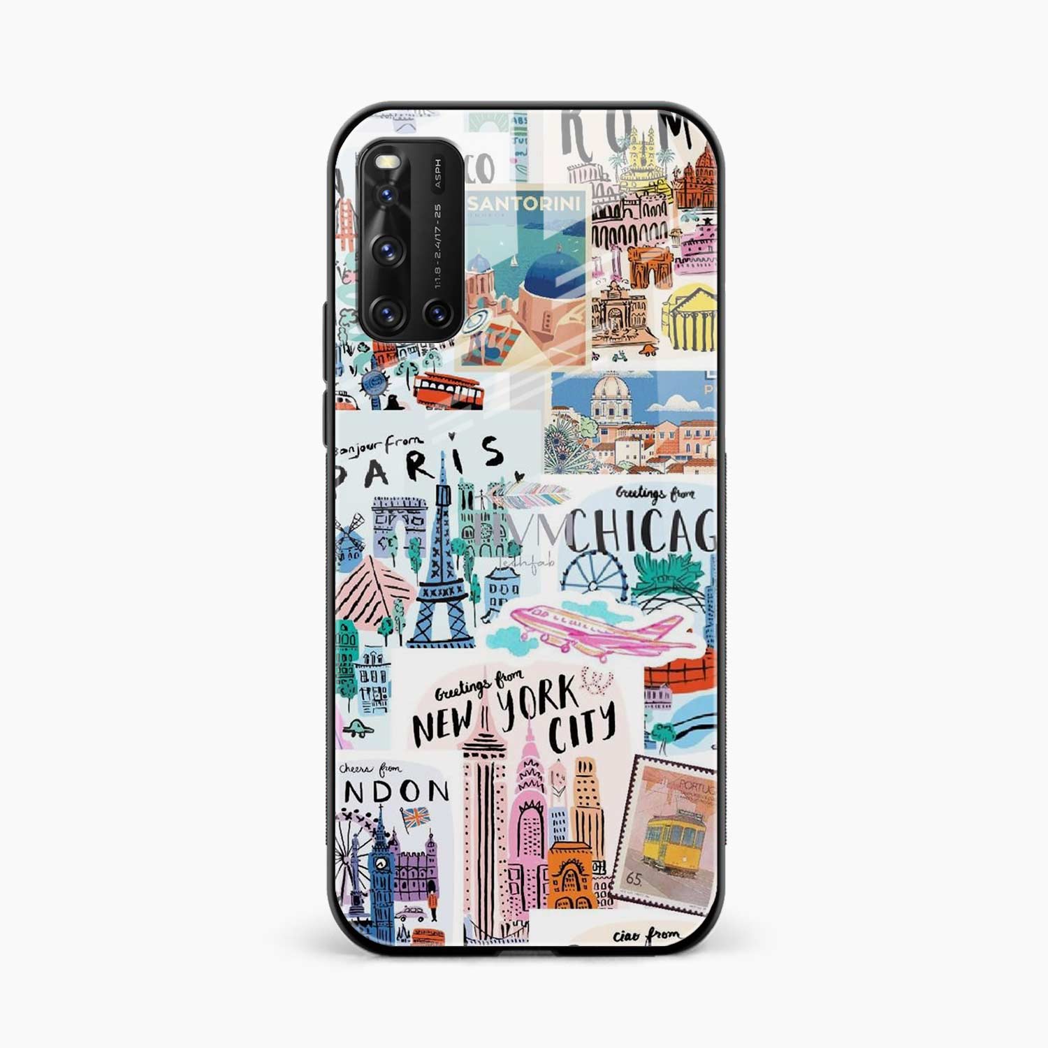 Traveler Vivo V19 Back Cover