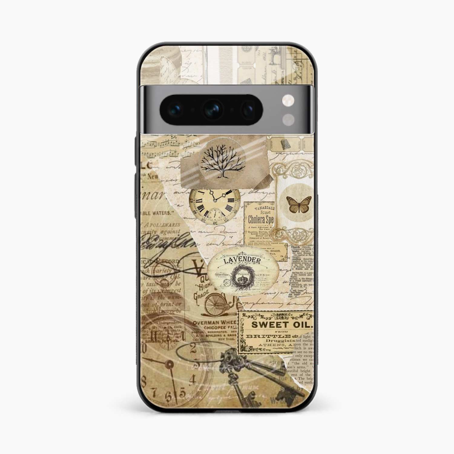 Vintage Google Pixel 8 Pro Back Cover