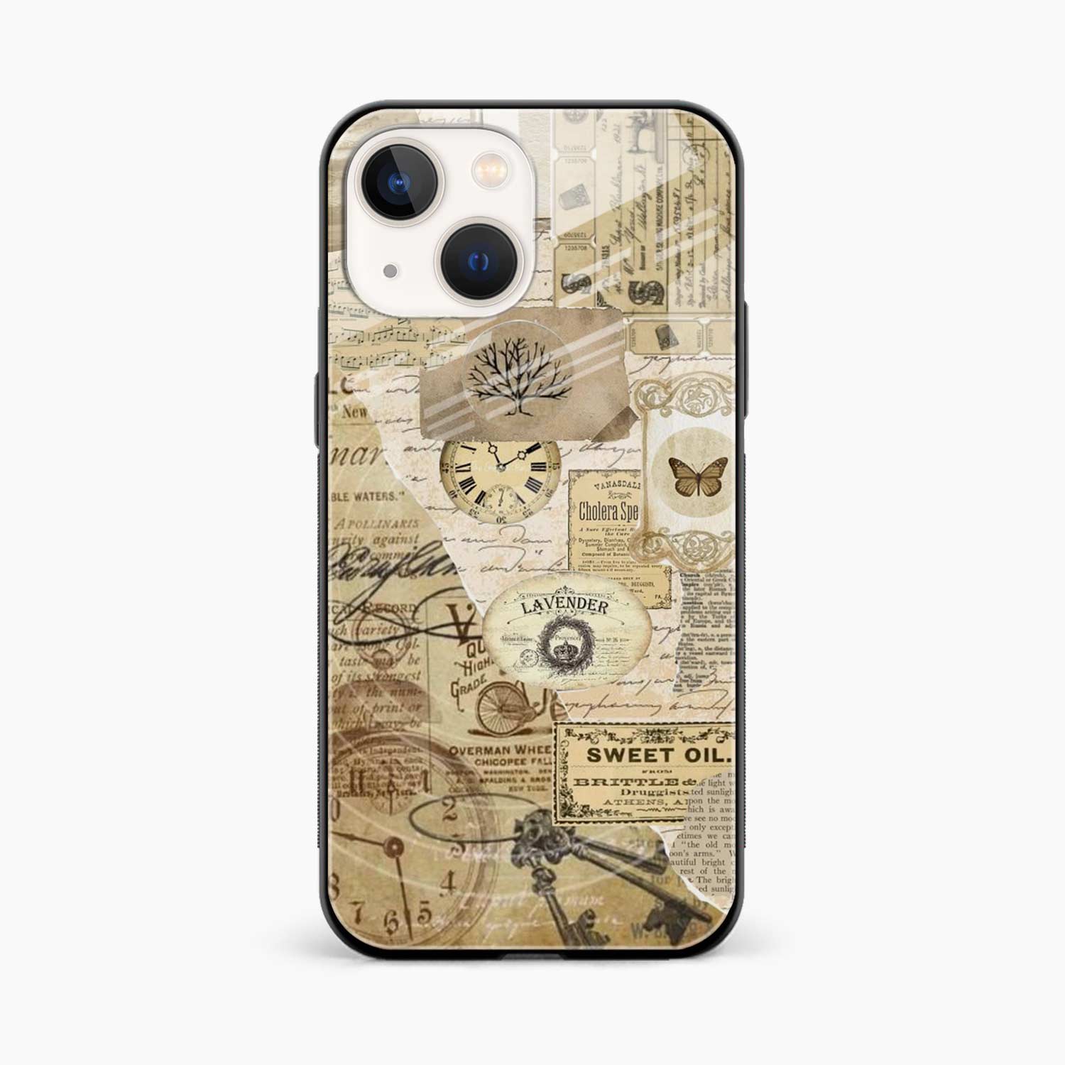 Vintage iPhone 15 Back Cover
