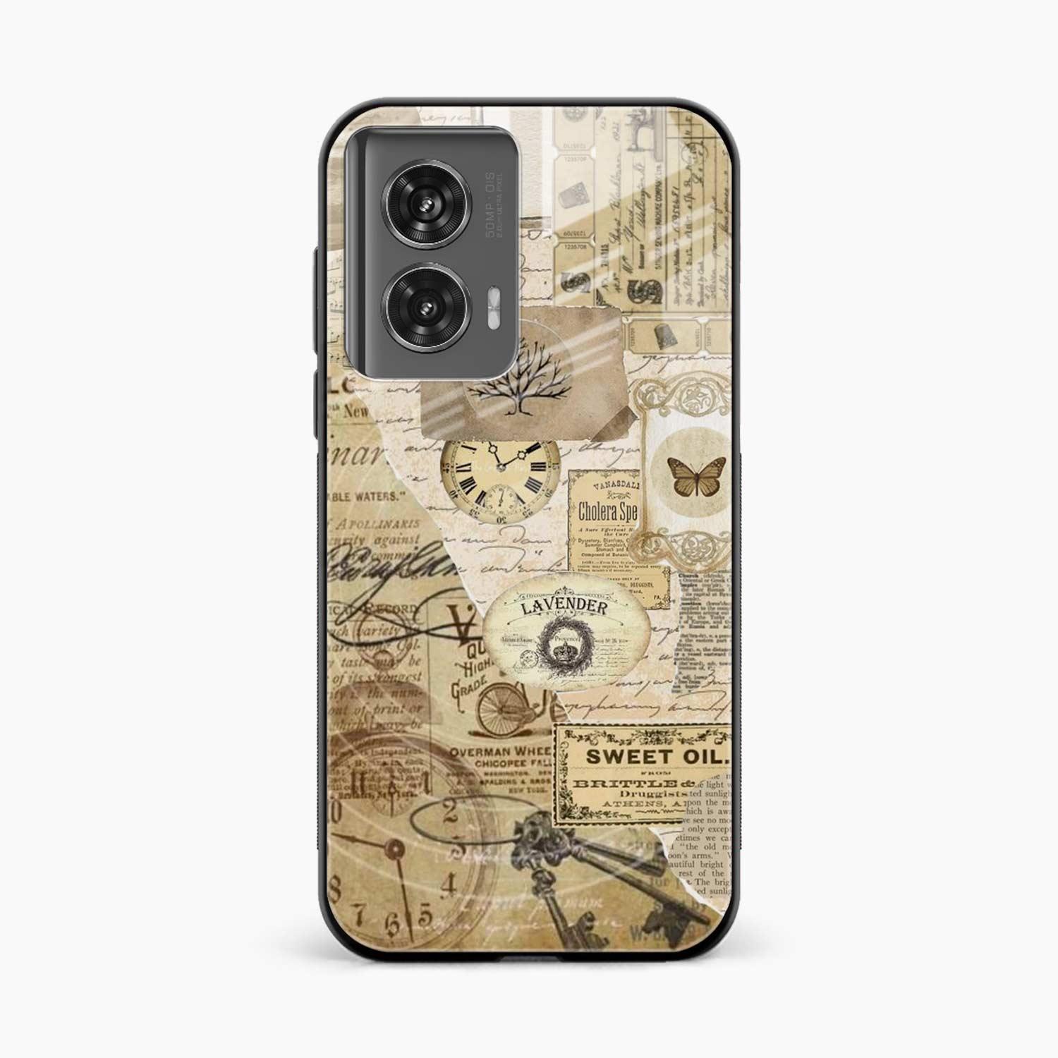 Vintage Motorola Edge 50 Fusion 5G Back Cover