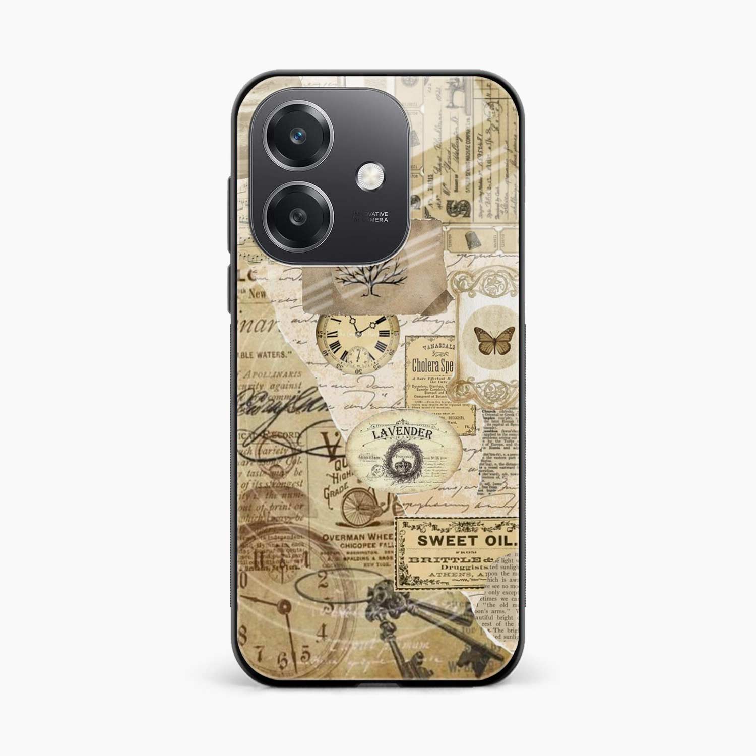 Vintage Oppo A3 5G Back Cover