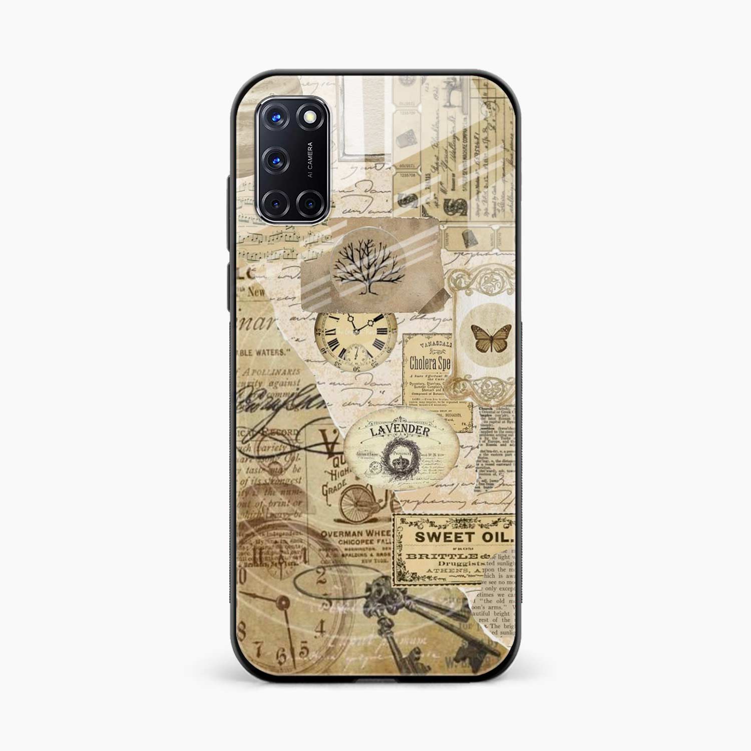 Vintage Oppo A92 Back Cover